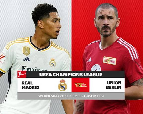 Dự đoán kèo châu Á Real Madrid vs Union Berlin, 23h45 ngày 20/9