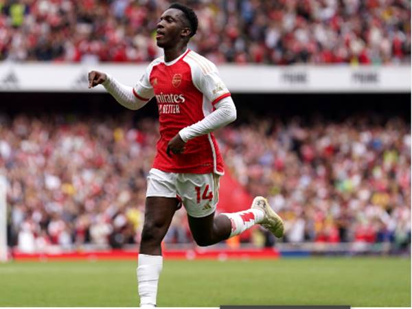 Eddie Nketiah trong màu áo CLB Arsenal